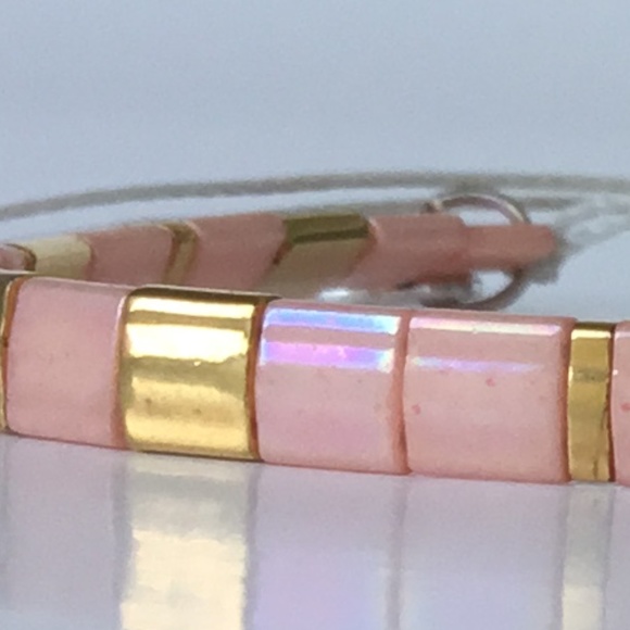 🆕 Miyuki tila bead bracelet-Coral - Picture 3 of 3